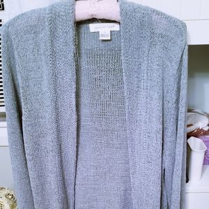 This is a like new,open cardigan.